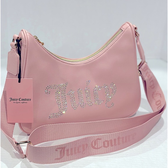 NWT Juicy Couture Pink Diamond Obsession Crossbody Bag - Picture 3 of 11